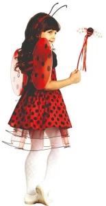 Детский маскарадный костюм «Божья Коровка» для девочек