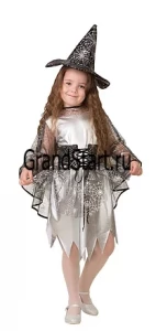 Детский маскарадный костюм «Ведьмочка» для девочки