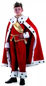 Детский карнавальный костюм «Король» бархат для мальчиков