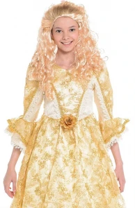 Детский карнавальный костюм «Золушка Золотая» для девочек