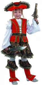 Детский карнавальный костюм «Разбойница» для девочек