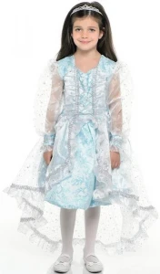 Детский карнавальный новогодний костюм «Снежинка Принцесса» для девочек