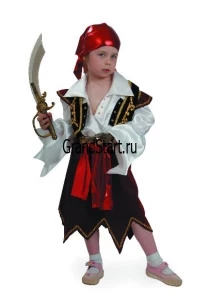 Детский карнавальный костюм Пиратка «Корсарка» для девочек