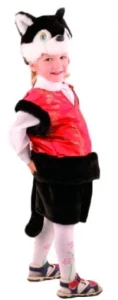Детский карнавальный костюм Кот «Тимофей» чёрный для мальчиков