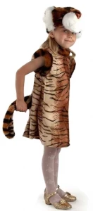 Детский карнавальный костюм «Тигрица» для девочек