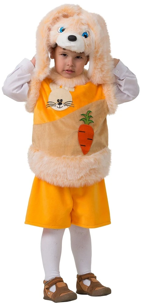 Детский карнавальный костюм Кролик «Лучик» для мальчиков и девочек