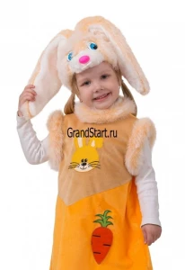 Детский карнавальный костюм Зайка «Лакомка» для девочек