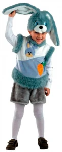 Детский карнавальный костюм Кролик «Длинноух» для мальчиков и девочек