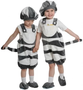 Детский карнавальный костюм Котик «Полосатый» для мальчиков и девочек