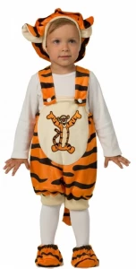 Детский карнавальный костюм Тигренок «Тигруля» (плюш) для мальчиков и девочек