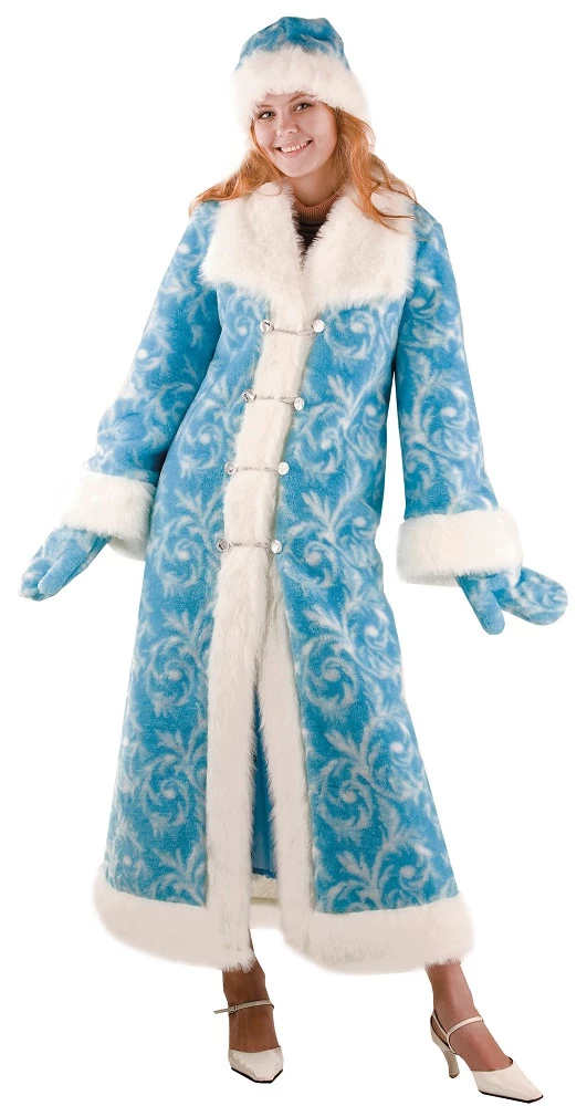 Карнавальный новогодний костюм «Снегурочка» для взрослых