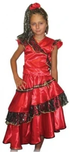 Детский карнавальный костюм «Испанка» для девочки