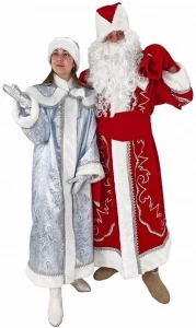 Карнавальный новогодний костюм «Снегурочка» (с пелериной) для взрослых