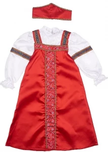 Детский Русский Народный костюм «Марья Искусница» для девочек