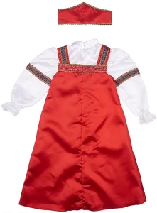 Детский Русский Народный костюм «Марья Искусница» для девочек