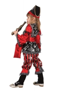 Детский карнавальный костюм «Атаманша» - «Пиратка» для девочек
