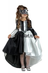 Детский карнавальный костюм «Домино» для девочек