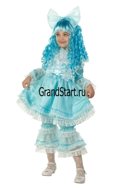 Детский карнавальный костюм Кукла «Мальвина» для девочек