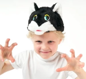 Детская карнавальная Шапочка «Кот» для девочек и мальчиков