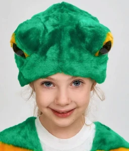 Детская карнавальная Шапочка «Лягушонок» для девочек и мальчиков