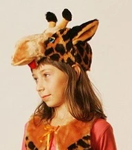 Детская карнавальная Шапочка «Жираф» для девочек и мальчиков