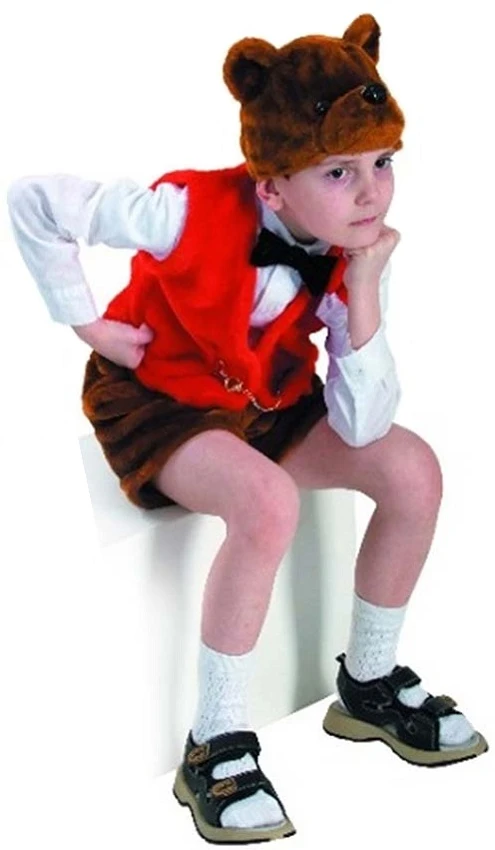 Детский карнавальный костюм Медведь «Михей» бурый для мальчиков