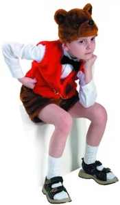 Детский карнавальный костюм Медведь «Михей» бурый для мальчиков