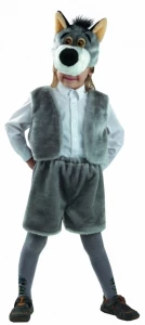 Детский костюм Серый «Волк» для мальчиков