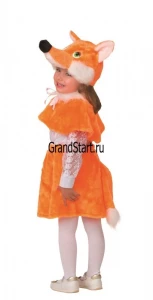 Детский карнавальный костюм «Лиса» для девочки