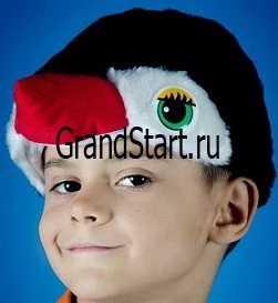 Детская карнавальная Шапочка «Пингвин» для девочек и мальчиков