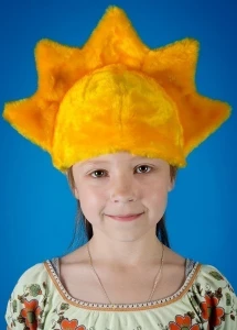 Детская карнавальная Шапочка «Солнышко» для девочек и мальчиков