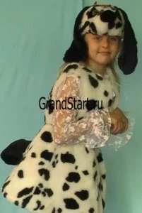 Детский карнавальный костюм Собака Далматин «Жу-Жу» для девочек