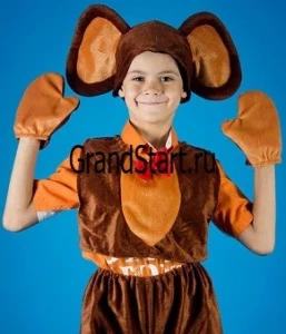 Детский карнавальный костюм «Ушастик» для мальчиков и девочек