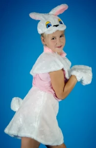 Детский карнавальный костюм «Зайка» для девочек