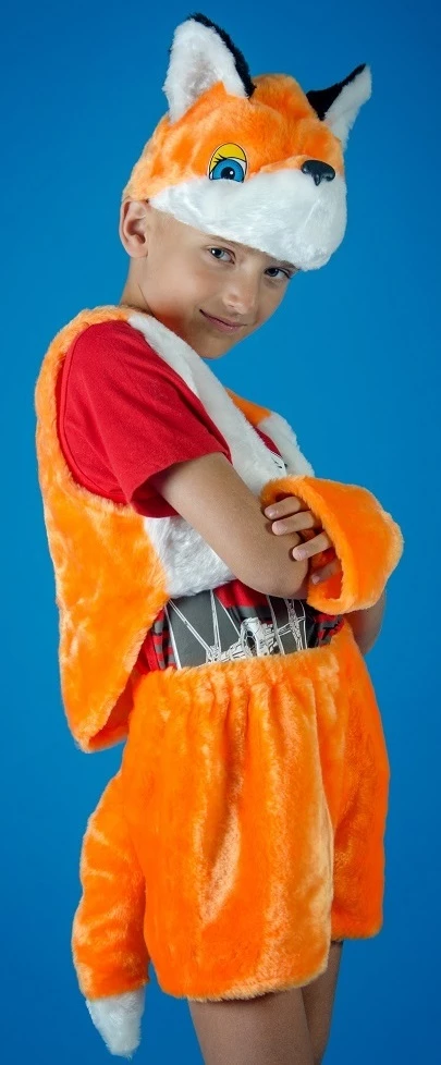 Детский карнавальный костюм «Лисёнок» для мальчиков и девочек