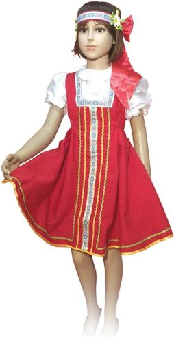 Детский Русский Национальный костюм «Русский Народный» для девочек