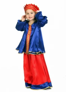 Детский Русский Народный костюм «Масленица» для девочек
