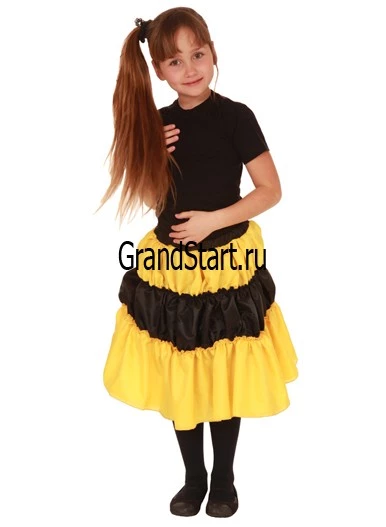 Детская карнавальная юбка «Пчёлка» для девочек