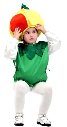 Детский карнавальный костюм «Яблоко» для мальчиков и девочек