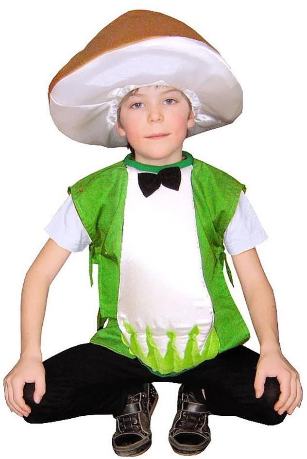 Детский карнавальный костюм Гриб «Боровик» для мальчиков и девочек