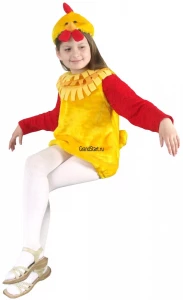 Детский карнавальный костюм «Курочка» для девочек