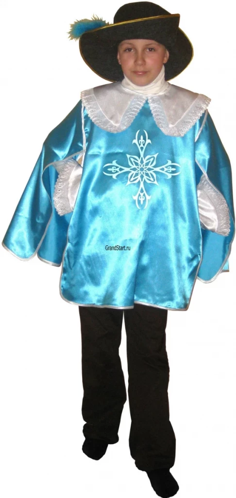 Детский карнавальный костюм «Мушкетёр» (подростковый) для мальчиков