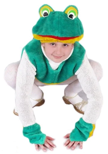 Детский карнавальный костюм «Лягушка» для девочек и мальчиков