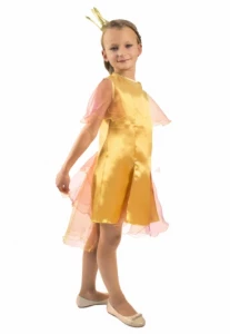 Детский карнавальный костюм «Золотая Рыбка» для девочек