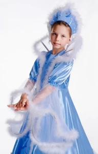 Детский новогодний костюм «Снежная Королева» для девочек
