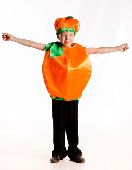 Детский карнавальный костюм «Апельсин» для мальчиков и девочек