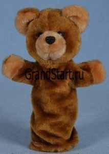 Кукла игрушка Би-Ба-Бо «Медведь» бурый (кукла-перчатка)