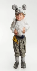 Карнавальный костюм Мышонок «Малыш» для мальчиков и девочек