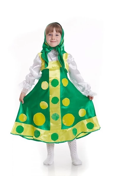 Детский карнавальный костюм «Матрешка» для девочек