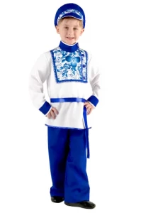 Детский карнавальный костюм «Гжель» для мальчиков